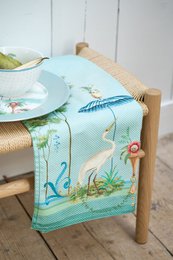 Tea Towel Jolie Heron Big Blue 50x70cm