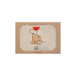 Porte-monnaie femme / Portefeuille / Porte-cartes modèle "LOVE BARKS"