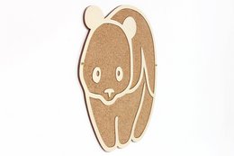 Cork Board Panda, Wanddekoration, Kinderzimmer Home Decor