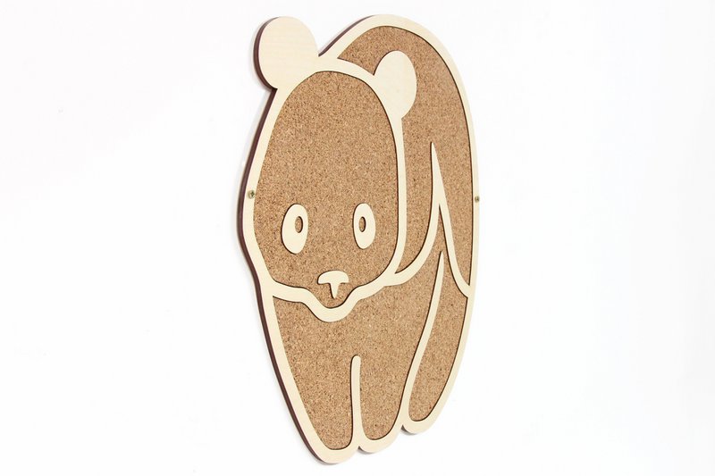 Cork Board Panda, Wanddekoration, Kinderzimmer Home Decor