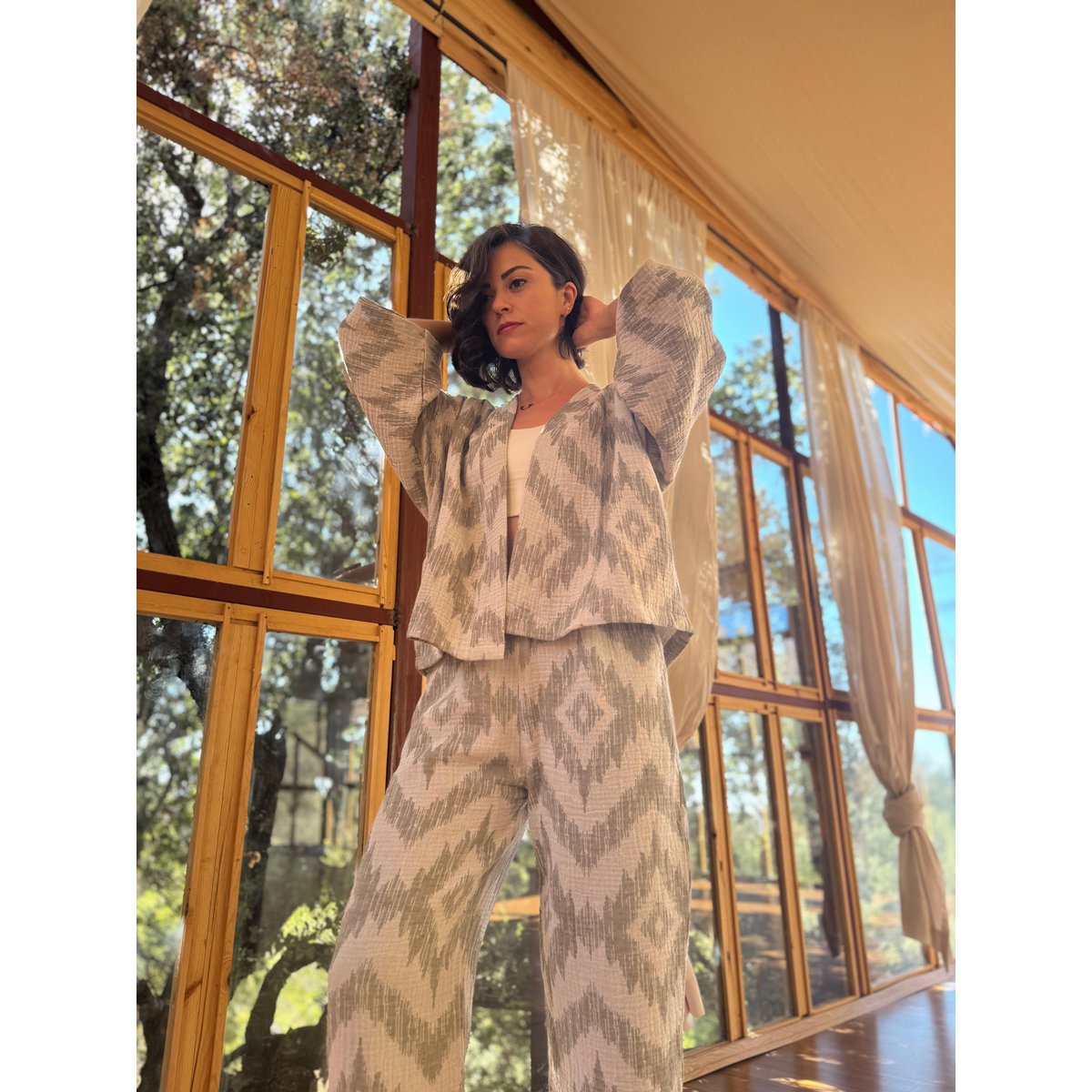 Guru Green Muslin Jacket