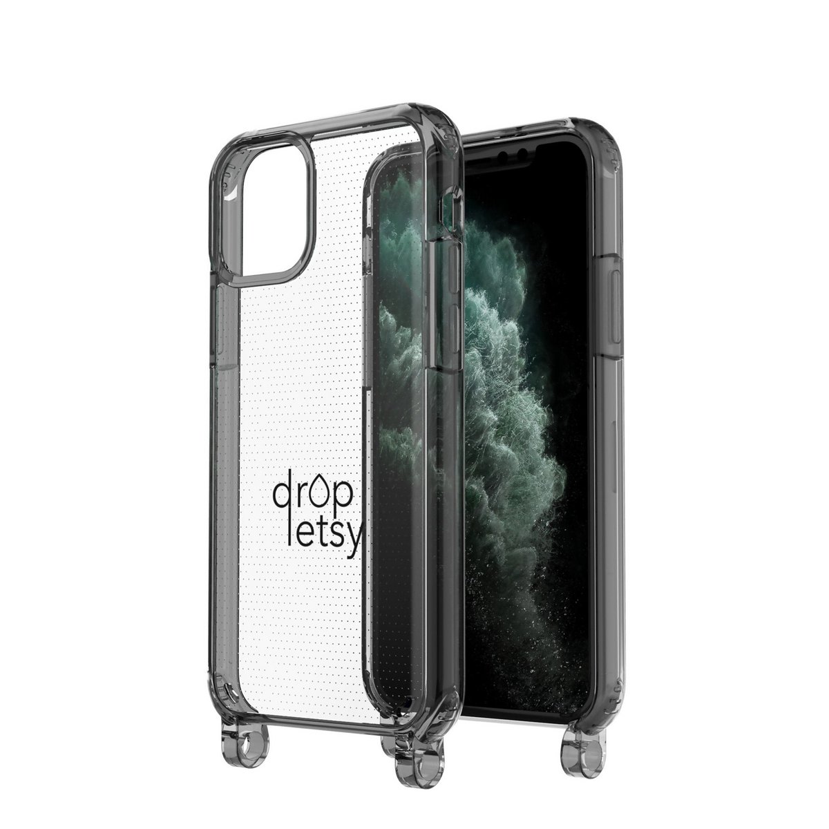 Mobiltelefon cover iPhone 11 Series GRÅ gennemsigtig