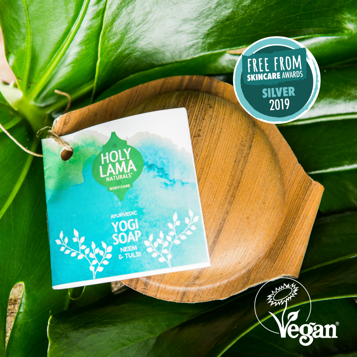 Sapone vegano ayurvedico naturale fatto a mano al Neem e Tulsi - Yogi
