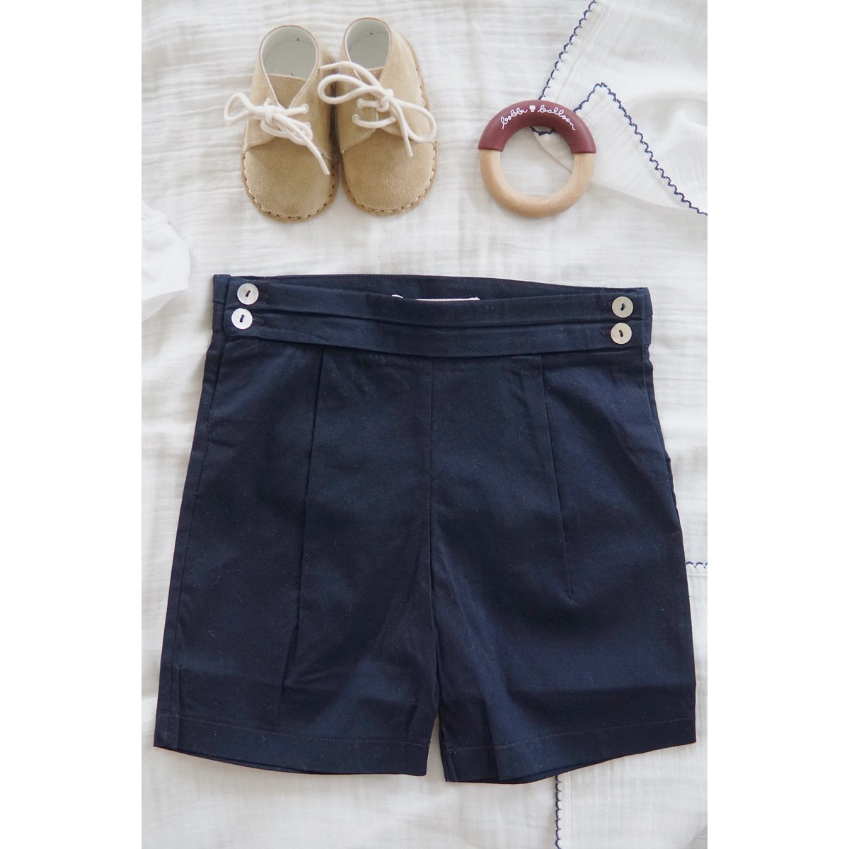 Bermuda elasticizzati - Blu navy