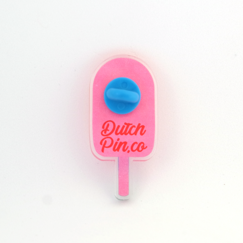 Retro Ice Lolly Pin Badge