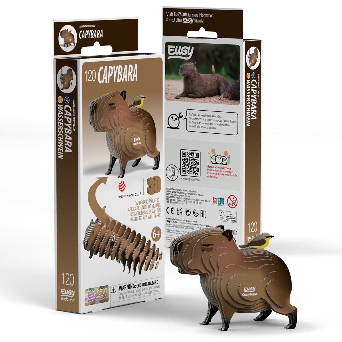 EUGY 3D-Puzzle - Capibara