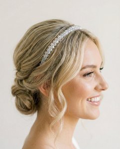Kristall Haarreif in 7 Farben für Braut und Festlook