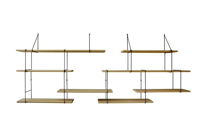 LINK Regalsystem DUO oak / black
