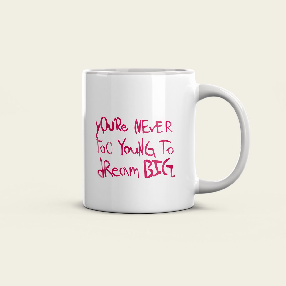 Tasse en céramique Banksy 325 ml - Rêvez grand
