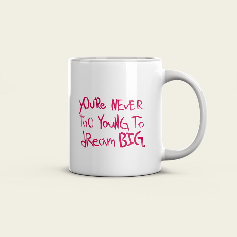 Banksy Ceramic Mug 325ml - Dream Big