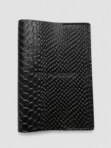 PAWEAREA Luxury European Pet Passport Cover Handmade Genuine Italian Leather Dog & Cat Passport Holder Python Embossed Leather