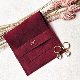 Jewelry bag Hartje Bordeaux Red