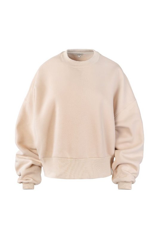 ROSA sweatshirt - bomuld - beige