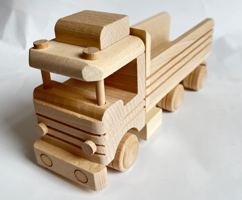 wooden truck