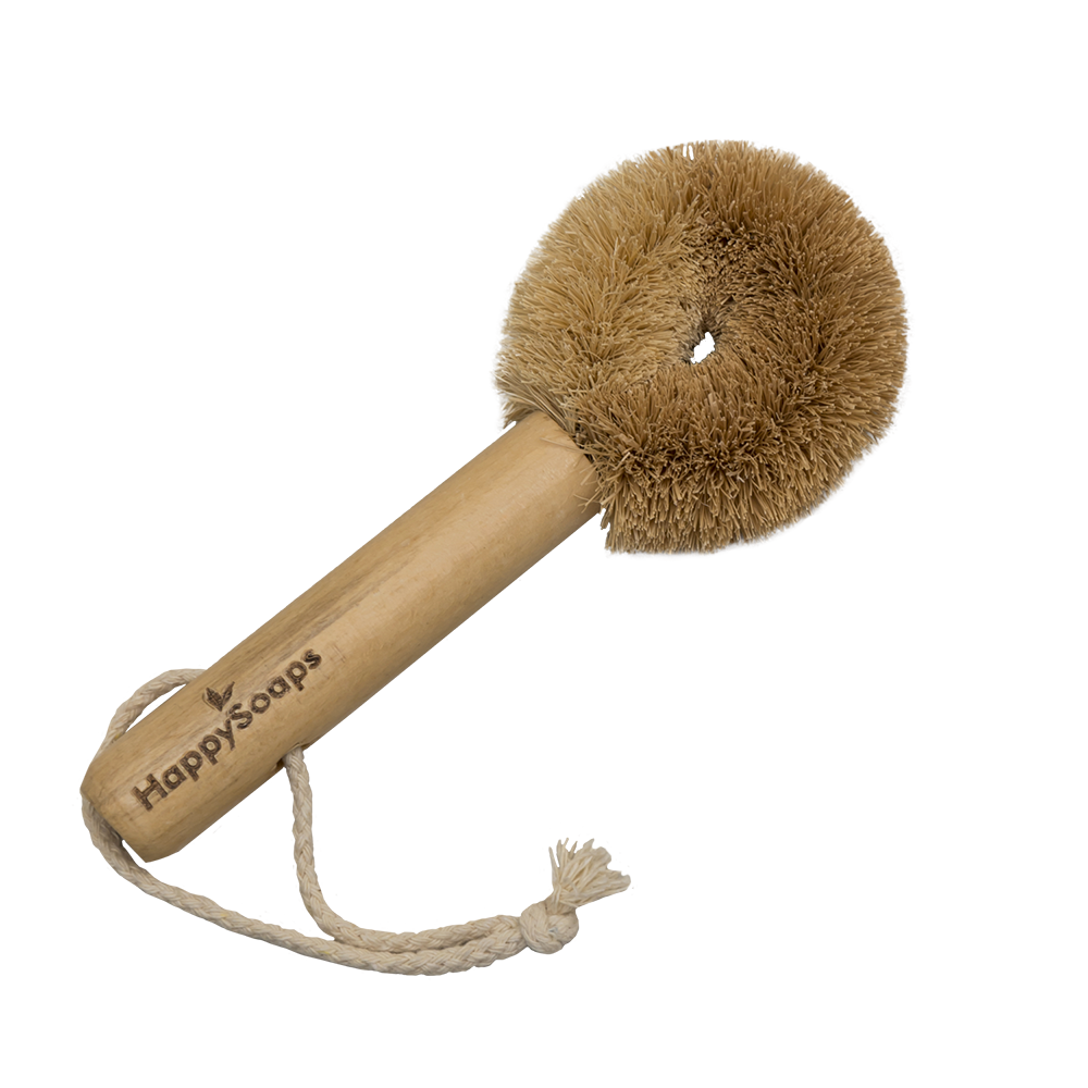 Plastic -free dishwashing brush