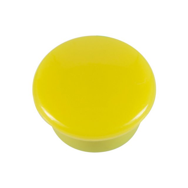Magnet Westcott gul pakke med 10 stk. 15mmx8mm 100gr. låg: 3-4 ark 80gr. papir