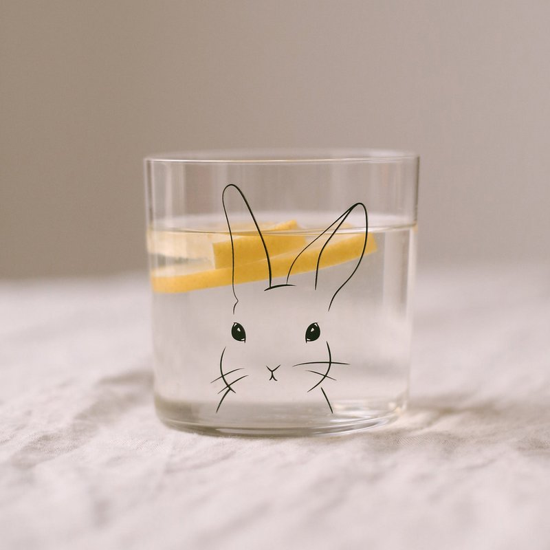 Trinkglas Hase schwarz (VE = 4 Stk)