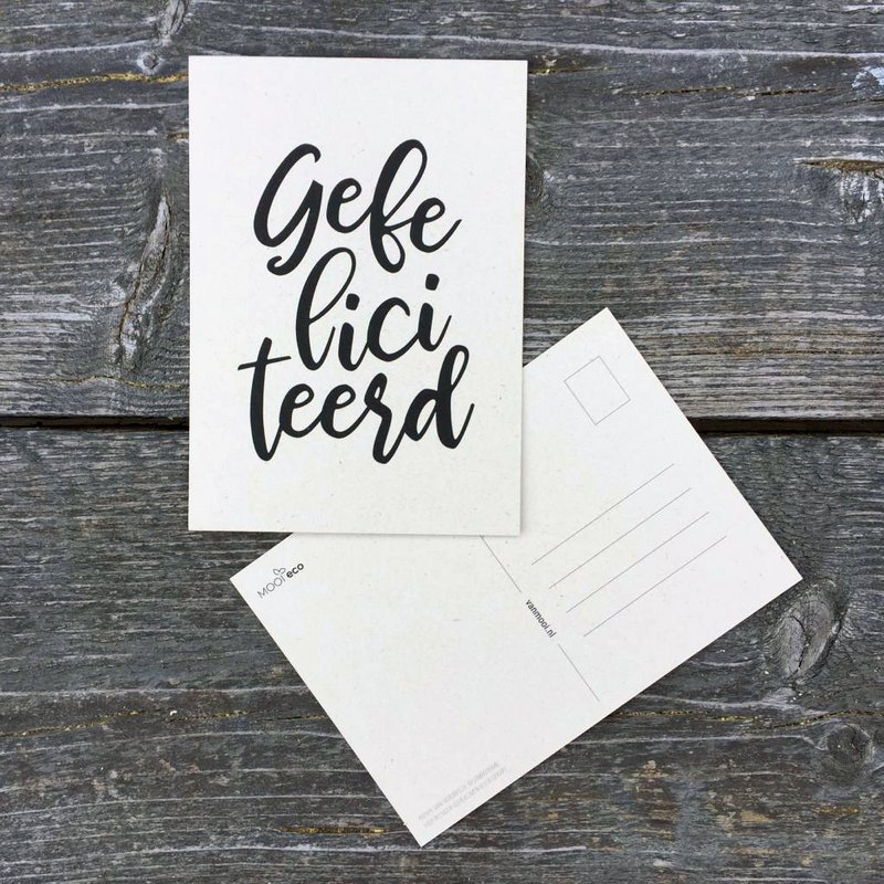KAART | Gefeliciteerd