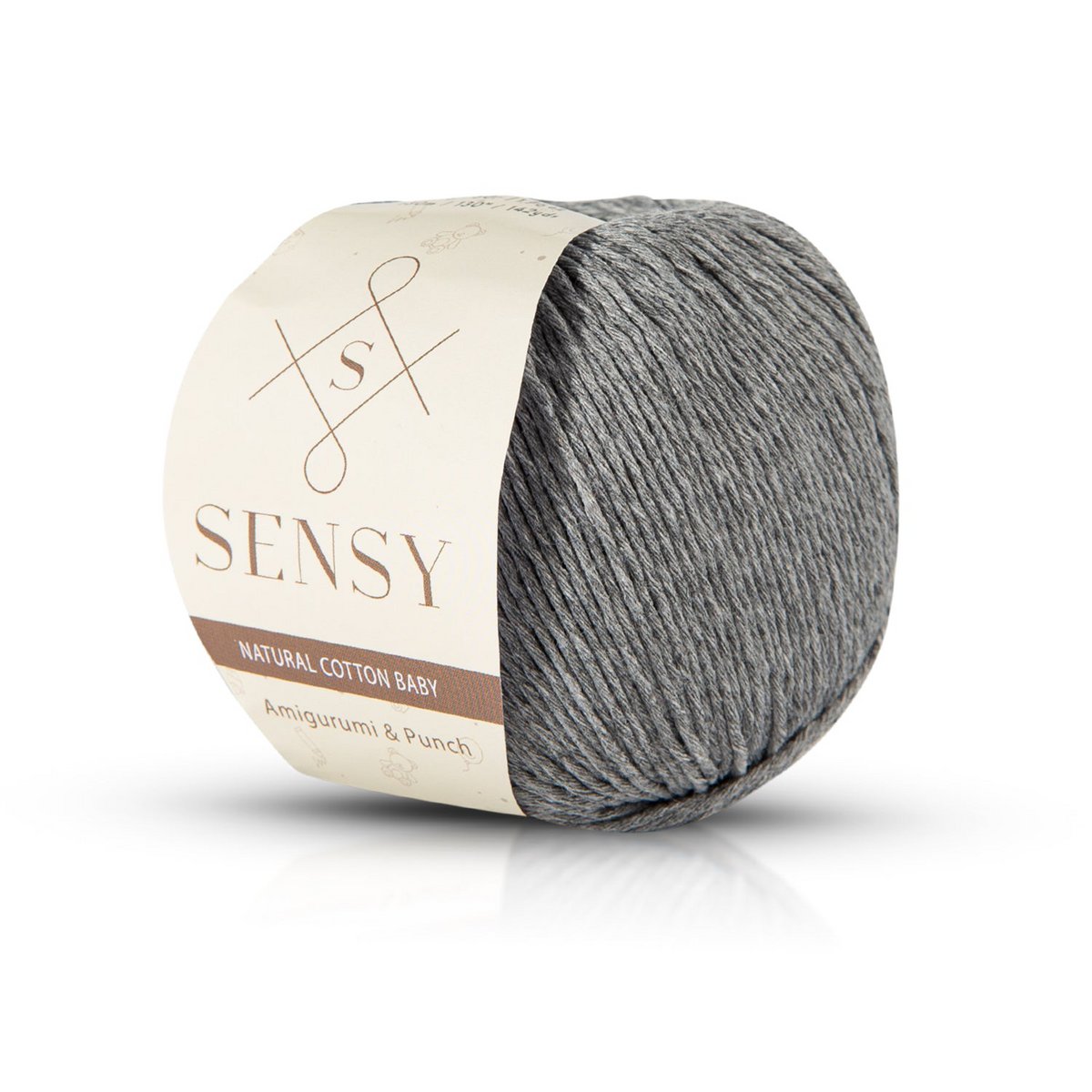 Sensy Premium Natural Baby Cotton 100% filato di cotone morbido per lavoro a maglia e uncinetto Amigurumi