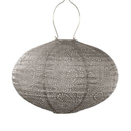 Lumiz Solar Lampion Paisley Oval - 40 cm - Taupe