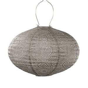 Lumiz Solar Lampion Paisley Oval - 40 cm - Taupe