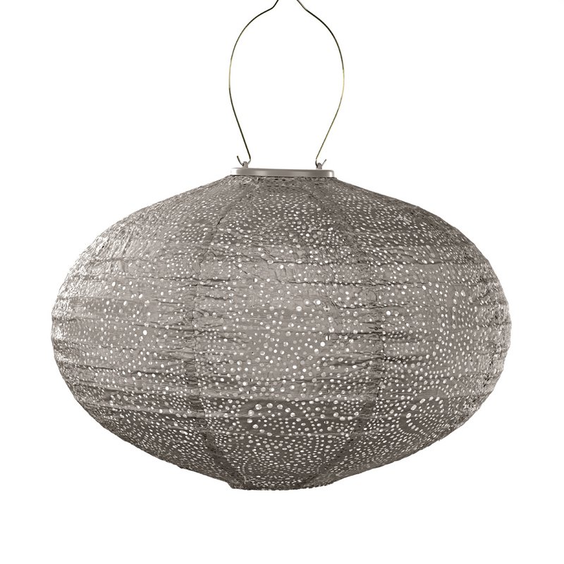 Lumiz Solar Lampation Paisley Oval - 40 cm - Taupe