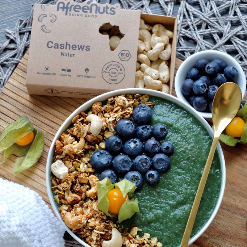 Premium Organic Crushews SnackPackNaturelContenu: 60g