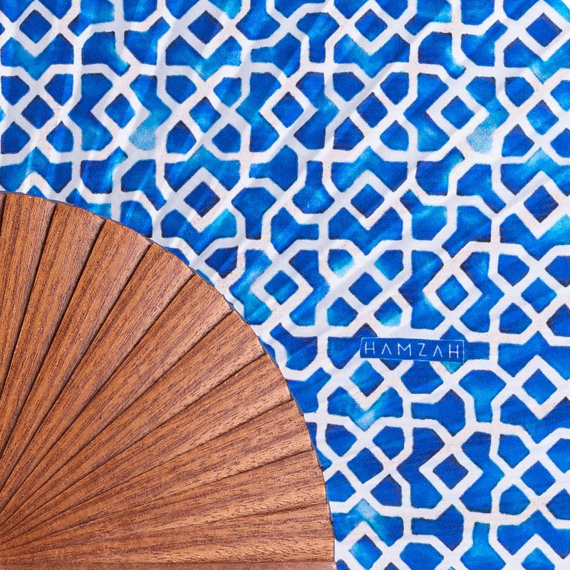 Klapper Handlüfter Alcazaba Blau