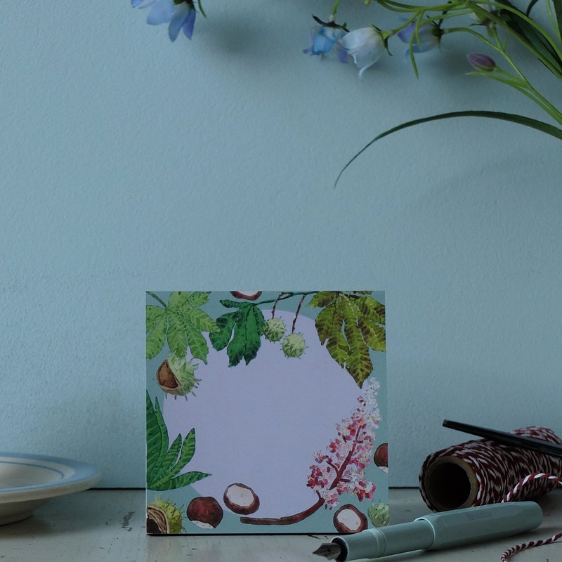 Bloc-notes 10x10 cm marrons