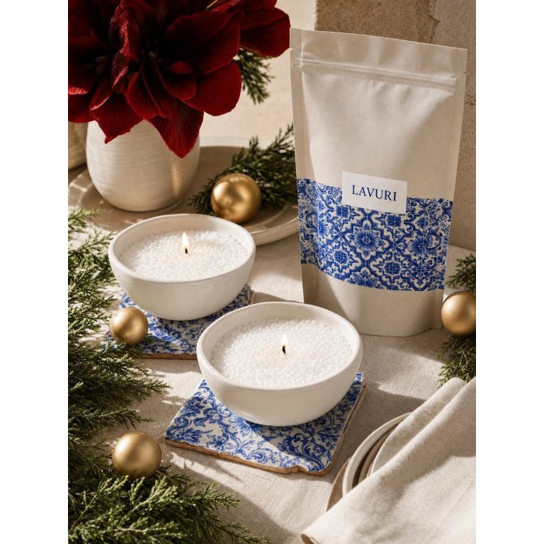 1,5 KG ~ 900h gránulos de vela cera perlada DIY Candledust Kerzensand natural