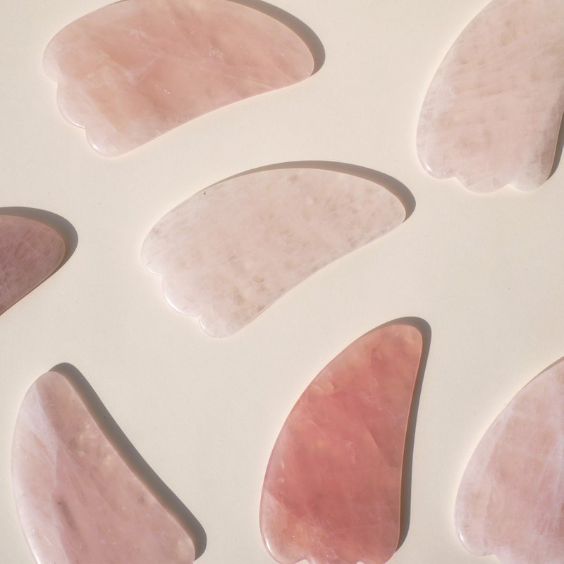 Rose Quartz Gha Sha sten