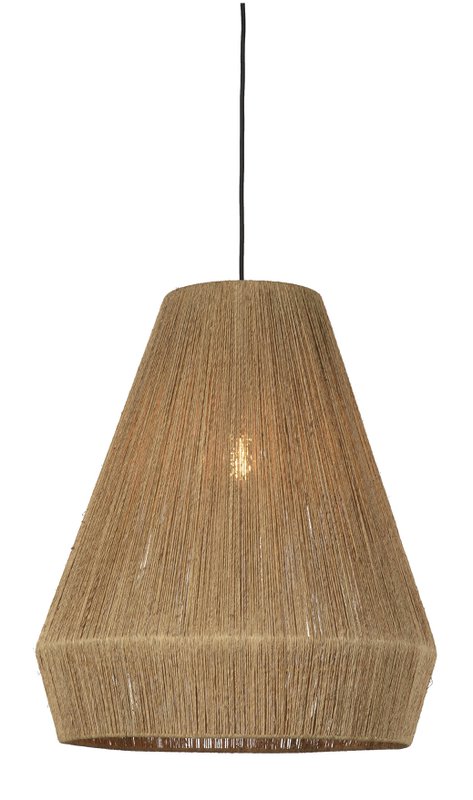Hanglamp Iguazu jute naturel, L