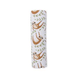 Lulujo swaddle 120x120 - Modern Sloth