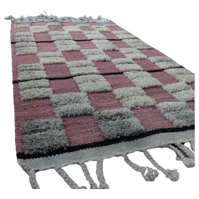 Alfombra Kilim de halcón nómada IKAT