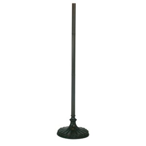 Lampenfußstehlampe Tiffany Ø 30x165 cm brauner Polyresin -Lampenfuß