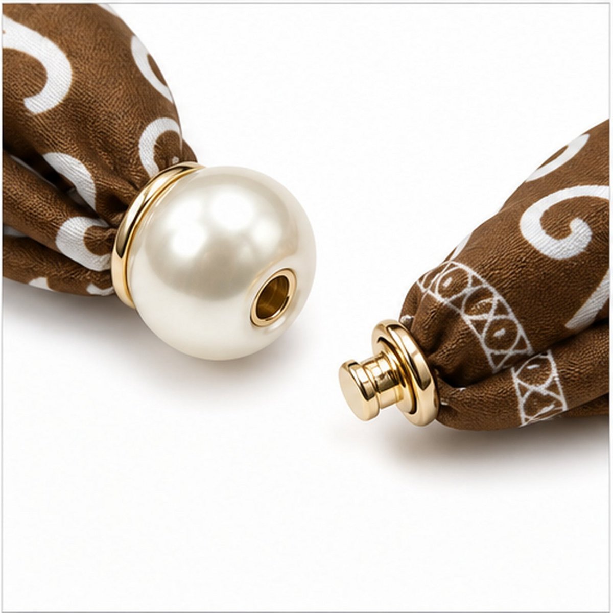 HS Pearl Scarf New Colors - Magnetic Pearl Closure