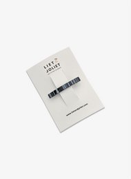 Hair clip Janet stripes black