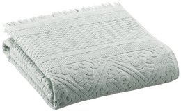 Drap de douche uni Zoé Jade 70 x 140