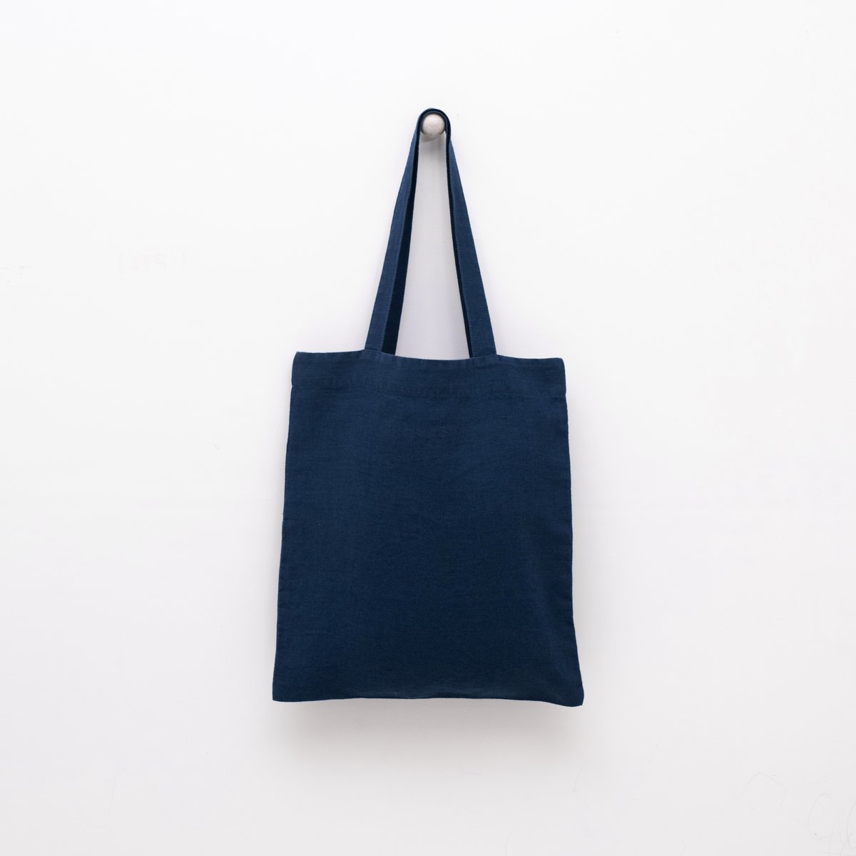 Navy Leinentasche