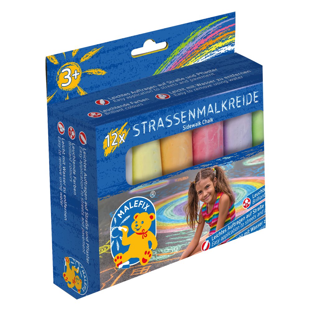 MALEFIX street chalk pack of 12