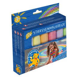 MALEFIX straatkrijt, pakket van 12 stuks