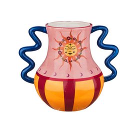 Aardewerk vaas solar