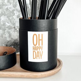 Geschenkdoos Fijne Dag | Pennenhouder met deksel
