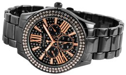 Reloj Excellanc para mujer con correa de metal.