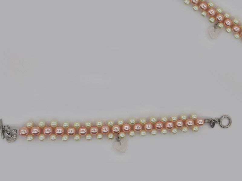 %2351 Pearl crystal bracelet