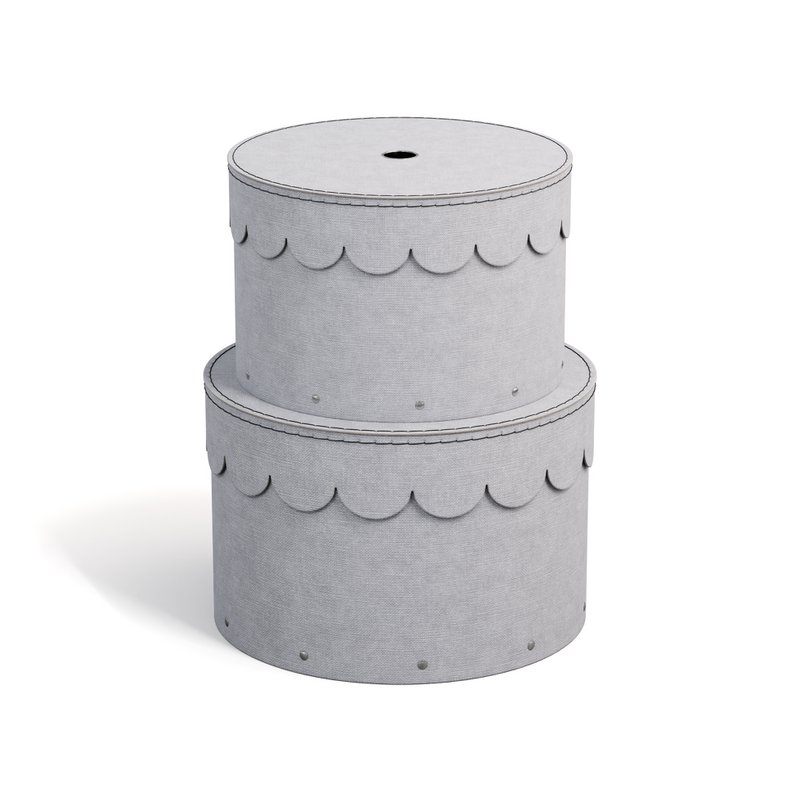 Scatole nidificate di Wilma, set di 2 - Ash C62