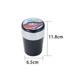 AC/DC car ashtray with LED