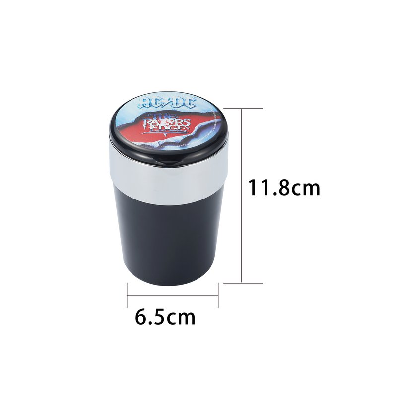 AC/DC car ashtray with LED