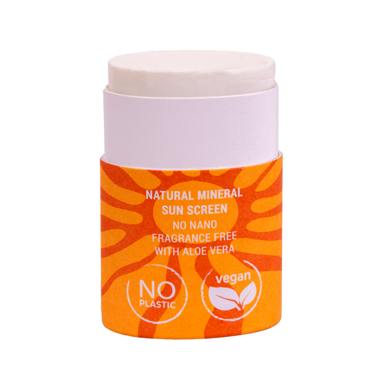 Naturlig mineral solcreme SPF 50 til ansigt - 30 g