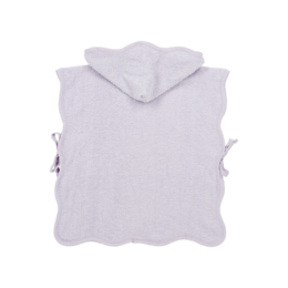 Bath poncho terry cloth Wavy Soft Lavender 1-3 years